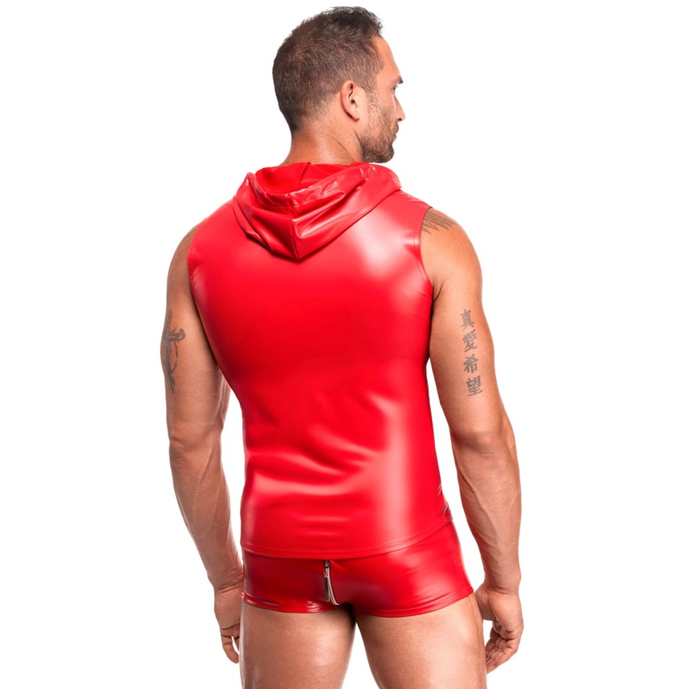 Noir Handmade - Ignite Vest met capuchon - Rood